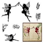 Flower Fairy Clear Stamps for Card 