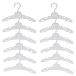 ZITA ELEMENT Lot 12 Pcs Doll Hangers for American 18 inch Doll and Other 14-18 Inch Doll Clothes Hangers