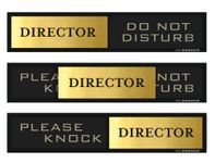 "DO NOT DISTURB" SMEDOR Professional sliding sign board �- on-door signboard- Customisable name plate display with in/out status - information letter board - custom sliding signs - Acrylic material