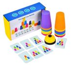Kidstoysdaze Stacking Cups Game | Cups Games for Kids | Classic Speed Stacking Cup Game for Kids |