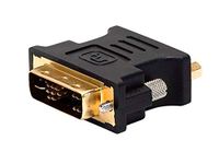 Monoprice 102396 DVI-A Dual Link Male to HD15 VGA Female Adapter, Gold Plated, 2-Pack