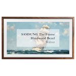 Walnut Hardwood Bezel for SAMSUNG The Frame TVs (55-inch)