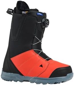Burton Men's Moto BOA Snowboard Boots, Size 10, Blk/Fstred