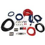 InstallGear Dual 4 Gauge CCA Amp Kit Amplifier Installation Wiring True Spec and Soft Touch Wire (4 Gauge (Dual))