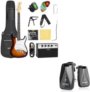 STRICH Electric Guitar Kit with G1 Wireless System Bundle