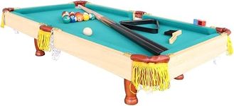 KAKIBLIN Billiard Tables Set, Folding Pool Table with Accessories for Kids, Adults, Family, Game Room, Indoor and Outdoor