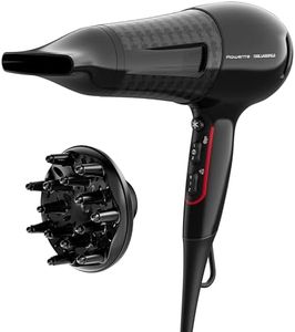 Rowenta Powerline CV591L - Secador de pelo de 2300 W, Tecnología Effiwatts, 6 ajustes de velocidad/temperatura, Thermocontrol, generador iónico, reduce el encrespamiento, cabello suave y brillante