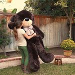 Vaishno 7 Feet Teddy Bear Soft Toy | Birthday Gift for Sister Girl Friend Wife, Boyfriend, Husband | Wedding, for Couple Special | Baby Toys Gift Items, 7 Feet (Chocolate) Valentine Day