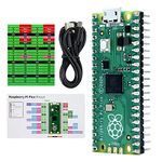 Freenove Raspberry Pi Pico (Compatible with Arduino IDE) Pre-Soldered Header, Dual-core Arm Cortex-M0+ Microcontroller, Development Board, Python C Java Code, Tutorial Example Projects