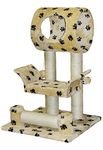 Go Pet Club 28-Inch Cat Tree Condo House Furniture, Paw Print