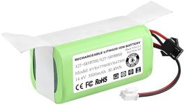 Powilling 14.4V 3.0Ah Replacement Battery for Shark Ion Robot RVBAT850 RVBAT700 - Compatible with RV700, R75, R85, RV720,RV1000S, RV101AE,RV700_N, 2-in-1 Connector