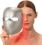 Ulike ReGlow LED Light Therapy Mask, Red Light Therapy for Face, 4 Modes with Red, Blue, Yellow & Infrared Red Lights for Reduce Acne & Anti-Aging, Eye-Protection, 272 Beads, Remote Control (Gold)