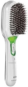 Braun - BR750E - Brosse ionique Satin Hair 7 Ravive les couleurs - Fonction Iontec booster de brillance et élimination des frisottis, Picots naturel, Coiffage facile et résultats soyeux - Blanc