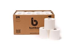 Bumboo Bamboo Toilet Roll 24 Pack | Toilet Paper 3 ply, 300 Sheets | Organic Eco Toilet Paper | Plastic-Free, Soft, Strong, Sustainable & Biodegradable Toilet Tissue