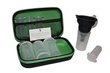 STAT Fitness Powdered Supplement Case (Green) - Portable Protein Powder Supplement Container - BPA Free