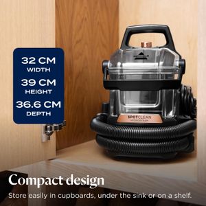 BISSELL SpotClean HydroSteam Carpet Cleaner – 1000W Portable Steam