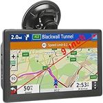 OHREX Sat Nav 9 inch, N76 SatNav for Car Truck Lorry HGV LGV Motorhome, with UK Europe Maps 2024(Free Lifetime Updates), Speed Cam Alert, Postcodes & POI, Lane Guidance, Driver Alerts