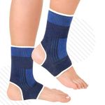 MASIOR Ankle Support Compression Sleeve for Men & Women | Running, Sports, Ligament Damage, Sprained Ankle, Achilles Tendonitis, Plantar Fasciitis | Foot Brace, Ankle Support for Football