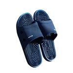 Open Toe Shower Shoes House Slippers for Women Men Acupressure Reflexology Massage Slippers Sandals Massaging Slippers for Men Indoor Outdoor Recovery Sandals Arch Support(Blue,42/43EU)