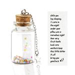 Tooth Fairy Letter with Keepsake Box Tooth Lost Memorial Bottle Gift Boy or Girl Shiny Star with Message Cloth (Bottle)