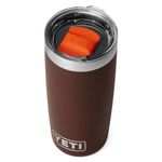 YETI Rambler Tumbler, Stainless Steel Vacuum Insulated Tumbler with Magslider Lid, Wetlands Brown,10 oz (296 ml)