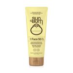 Sun Bum Original SPF 50 Sun Cream Face Lotion, Moisturizing Daily SPF with Vitamin E,Vegan and Reef Friendly, Broad Spectrum UVA/UVB Protection, 88ml