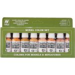 Vallejo Face/Skin Colors Paint Set, 8-Colors, 17ml
