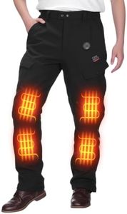 KEMIMOTO Motorcycle Riding Heated Pants,Instant Heat Men's Winter Pants