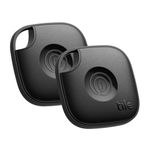 Tile by Life360 Mate Bluetooth Tracker, Keys Finder and Item Locator for Keys, Bags and More. Phone Finder. Both iOS and Android Compatible. 2-Pack (Black)