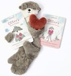 Slumberkins Otter Snuggler & 2 Board Books Complete Set Bundle | Promotes Family Bonding, Building Connections & Acceptance | Social Emotional Learning (Otter Snuggler Plush + 2 Board Books)