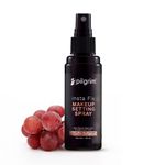 Pilgrim Insta Fix Makeup Setting Spray 60ml | With Hyaluronic Acid & French Red Vine | Setting spray for makeup | Long Lasting | Makeup Fixer | Natural Finish | Oil control Formula & Shine free look.