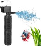 Yaubay 25W Aquarium Internal Filter for 75-150 Gallon Tanks, Power Biochemical Sponge Fish Turtle Tank Filter with Aeration System, Silent Submersible Filters, 317 GPH