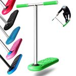 In Do The Trick Scooter New Indo 670 Trick Scooter 2023 - Trampoline Scooter - Practice Pro Scooter Tricks - s s Tramp Scooter - Perfect Stunt Scooter for Adults Teens and Kids 9 Years Up, Green