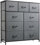 WLIVE 9-Drawer Dresser, Fabric Stor