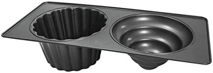 Baker's Secret 2cup Giant Cupcake Pan - Carbon Steel Pan for Giant Cupcake Nonstick Coating Easy Release Dishwasher Safe DIY Baking Supplies