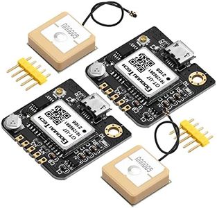 2Pack GPS Module,Navigation Satellite Positioning NEO-6M,Arduino GPS, Drone Microcontroller, GPS Receiver Compatible with 51 Microcontroller STM32 Arduino UNO R3 with Antenna High Sensitivity