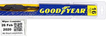 1970-1982 Chevrolet Corvette Wiper Blade (Passenger) (Goodyear Wiper Blades-Premium) (1971,1972,1973,1974,1975,1976,1977,1978,1979,1980,1981)