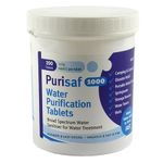 Purisaf Water Purification Tablets 200 per tub