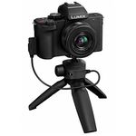Panasonic LUMIX G100 Mirrorless Camera, Lightweight, for Photo and Video, Built-in Microphone, Micro Four Thirds with 12-32mm Lens, 5-Axis Hybrid I.S, 4K 24p 30p Video, DC-G100VK (Black)