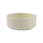 Mason Cash Cream Lettered Dog Bowl 15 cm