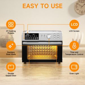 30L Air Fryer Oven with Rotisserie – Large Capacity Multi-Function