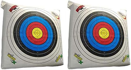 Morrell 2-Pack Youth Deluxe GX Field Point Archery Bag – for 50-Pound Bows and Below, Weatherproof Design with 80 cm Target Face, Easy Arrow Removal, NASP Practice Ready