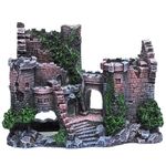 SLOCME Aquarium Resin Castle Decorations - Fish Tank Hide Castle Ornament，Realistic Details Aquarium Accessories