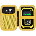 Khanka Carrying Case for Geiger Counter Nuclear Radiation Detector - FNIRSI Radiation Dosimeter with LCD Display,Portable Handheld Beta Gamma X-ray Rechargeable Radiation Monitor Meter(Case Only).