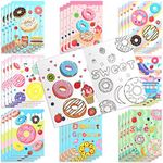 32 Pack Donuts Coloring Book Bulk f