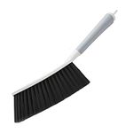 Primetan Dust Removal Brush | Microfibre Bristles | All Purpose Dusting Brush | Semi Hard Long Bristle for Carpet, Keyboard, Home, Hotel and Household (Blue)