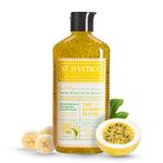 St. D’vence Summer Blend Salicylic Acid Body Wash Shower Gel with Fresh Banana & Passionfruit | Body Wash For Men & Women | Tan Removal Body Wash, Paraben & SLS Free, Exfoliating Body Wash | Body & Back Acne Body Wash- 300ml