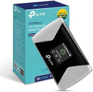TP-Link M7450 4G+ Cat6 Portable WiFi, Mobile WiFi Hotspot Works up to 15 Hours, Caravan, Travel 4G Router, SD Card Slot, Unlocked LTE-Advanced MiFi, Share up to 32 Devices, Easy tpMiFi App Management