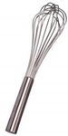 Samuel Groves Professional French Piano Stainless Steel Wire Whisk (12 Wire Piano Whisk, 16")