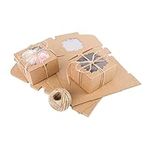 YunKo 50 Pack Cookie Boxes 4x4x2.5 